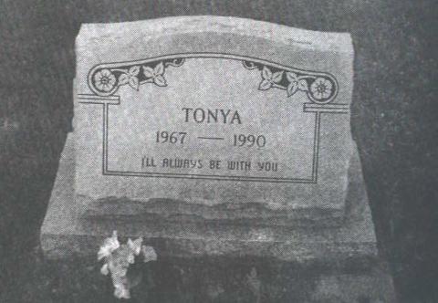 The resting place of "Tonya Hughes"