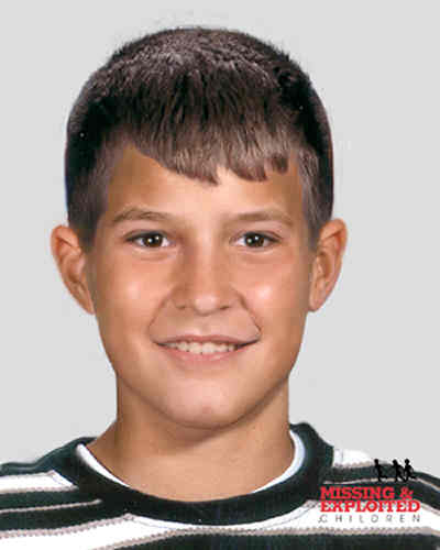 An age-progression photo of Michael Hughes