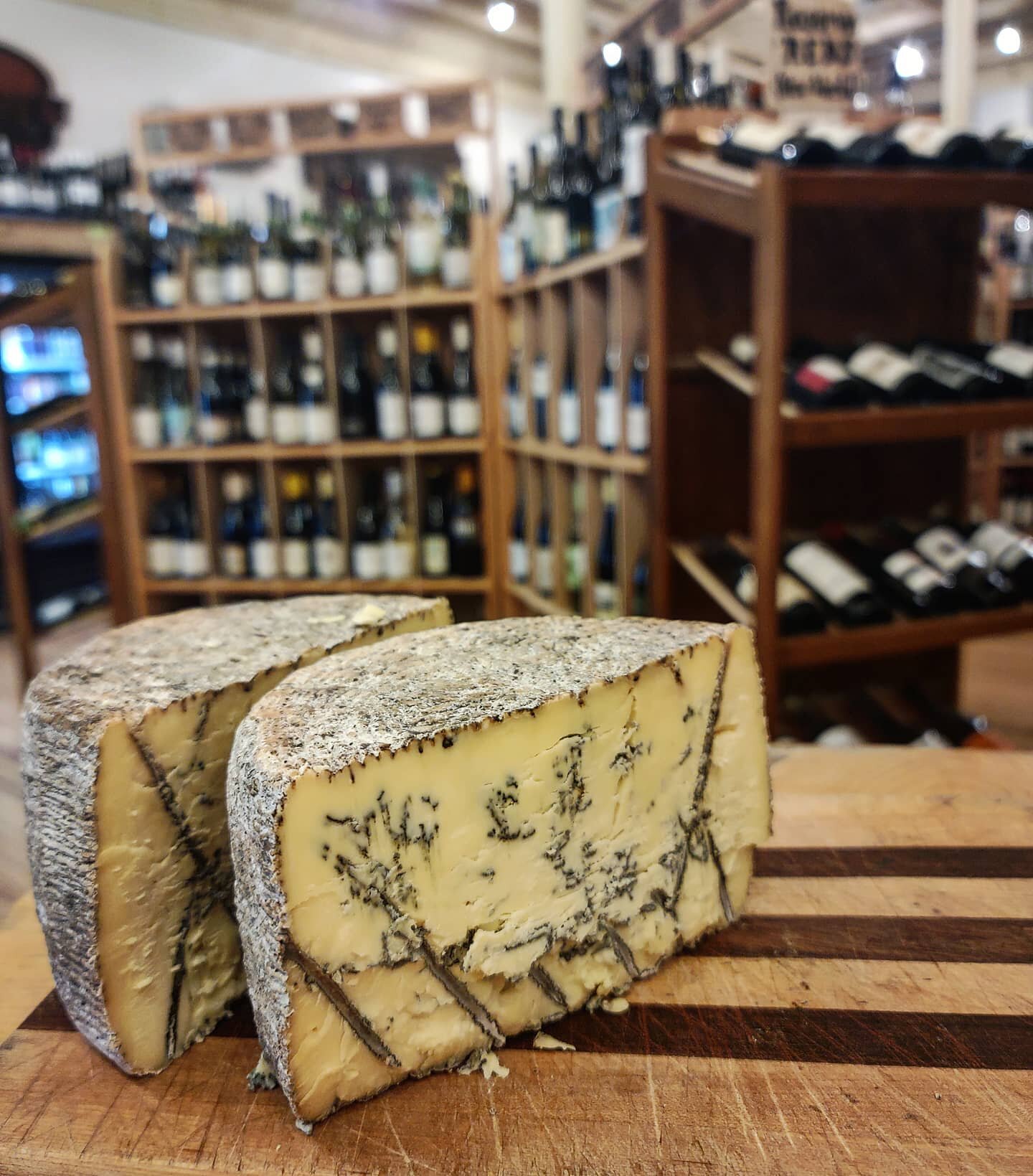 New cheese: Fraffie from @springdaycreamery is 110% our favorite blue cheese at the moment. It's like a butty pecan pie somehow acquired beautiful blue veining. A dab of honey and a glass of port and you legit have the most decadent dessert on the pl