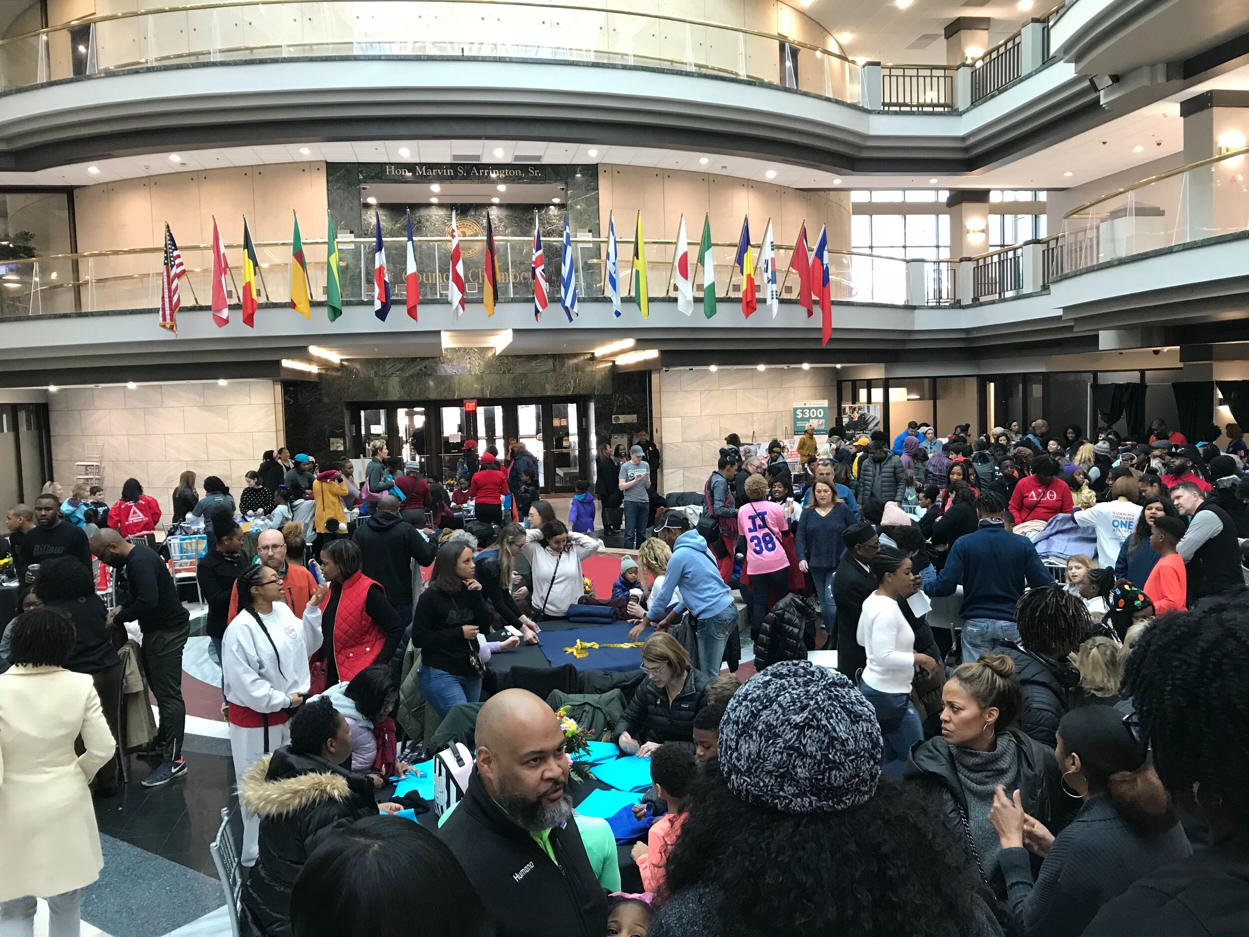 City of Atlanta Service Project at City Hall