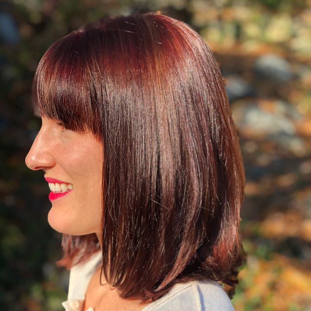 Gorgeous new color for this beautiful Momma! #daphnecuts#daphnecolors