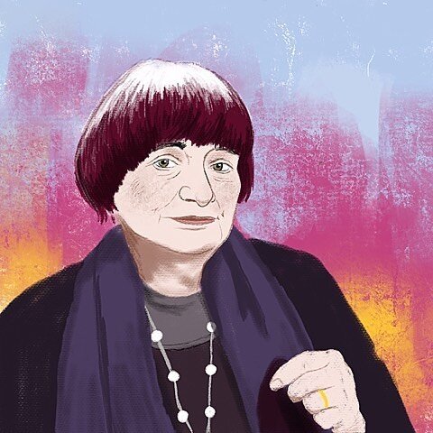 My birthday twin, my heroine and the only woman in film who I connected with as an artist has left this earth. I hope we can meet in the great beyond @agnes.varda. Merci pour votre voix, votre vision et votre humour. 
Thank you @jr for sharing Agn&eg