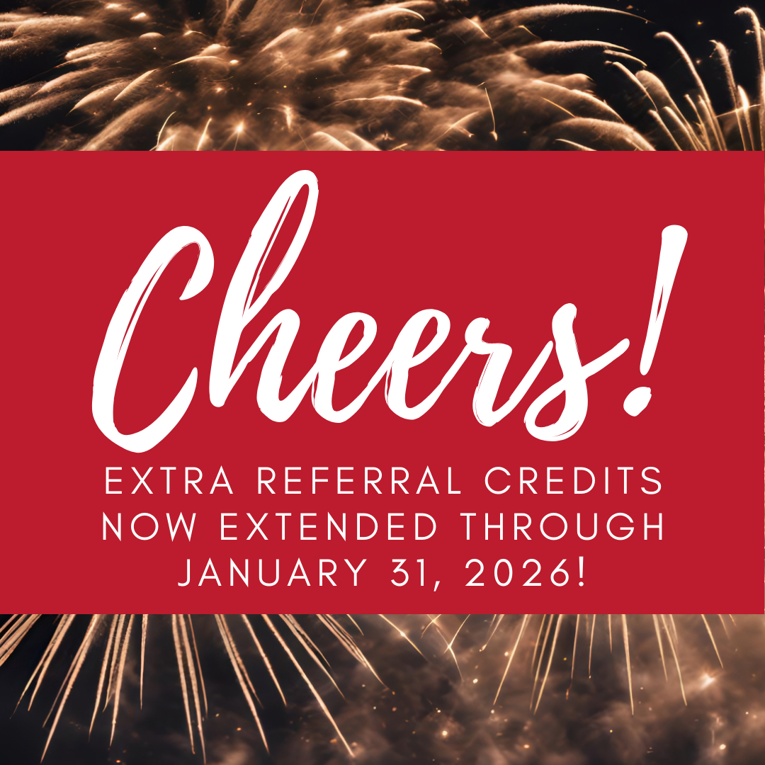Double Referral Credits Extended!