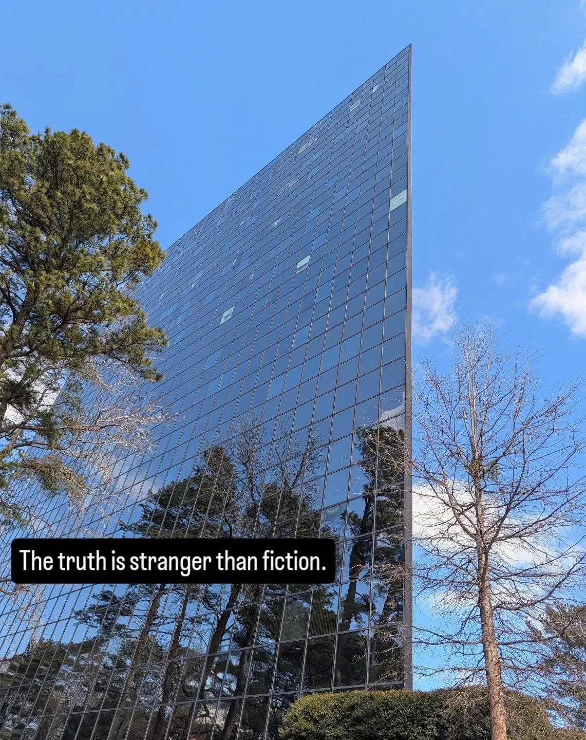 The truth is stranger than fiction.