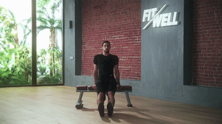 Tricep dips will give you a great workout while protecting your back, spine, and shoulders.