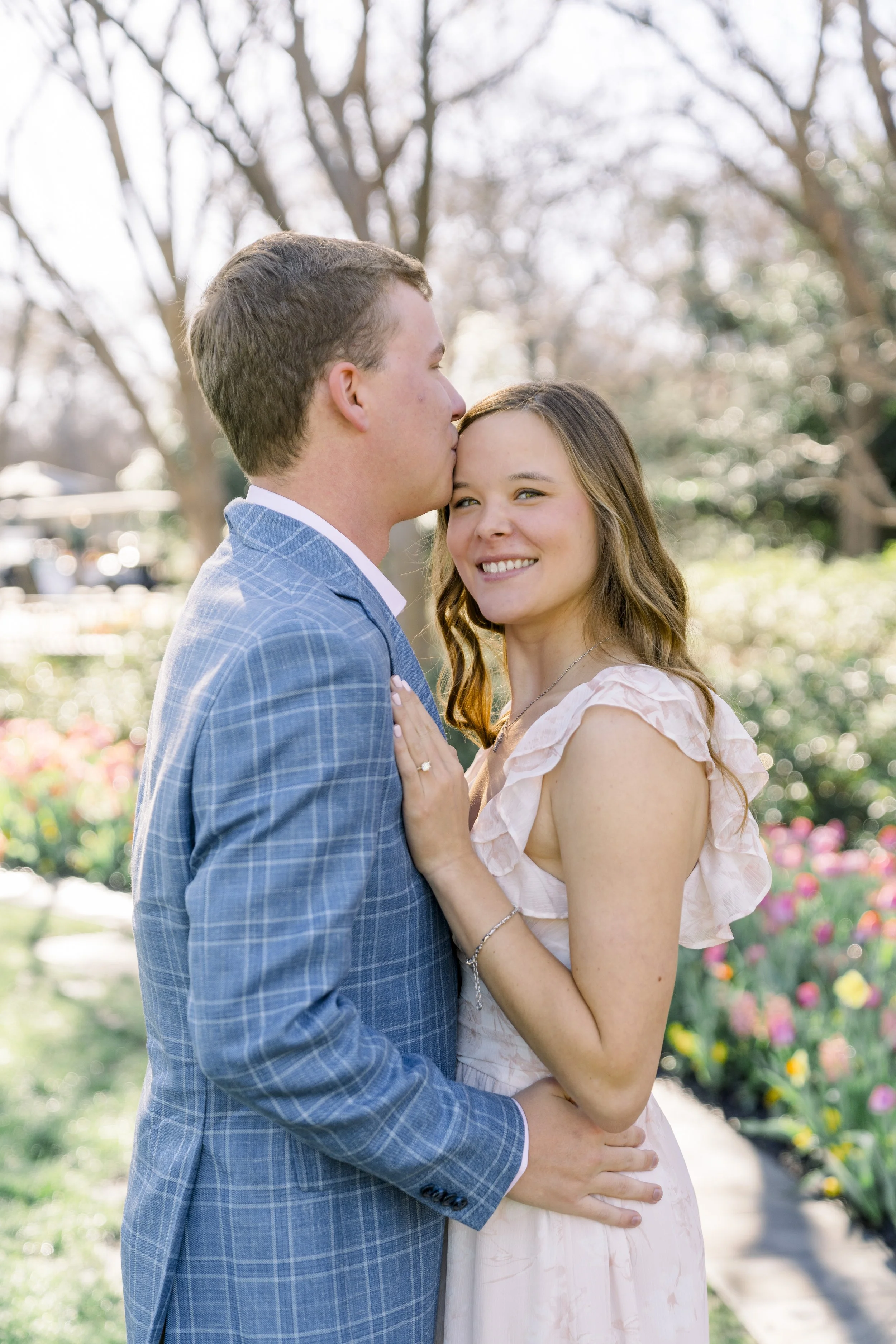 Lauren and Matt's Dallas Arboretum Engagement Session