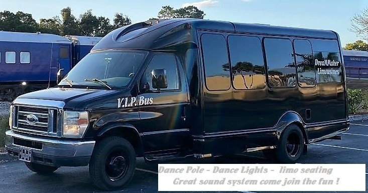  "VIP" 14 Passenger Limo Bus