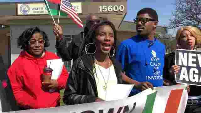 Hydrate Detroit press conference against Water Shutoffs 4/24/2018