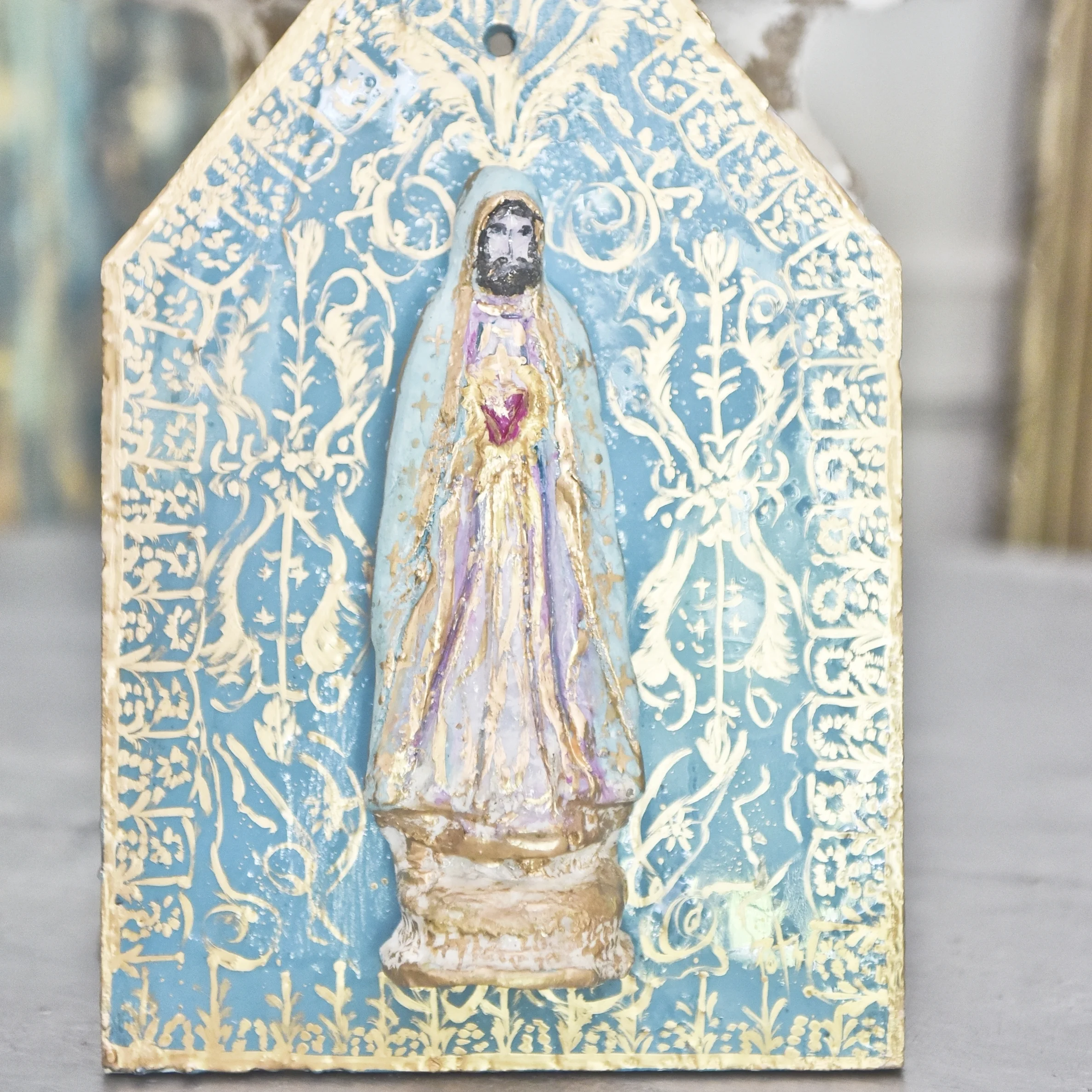 Sacre Coeur , Sacre Coeur paintings, hand crafted Sacre Coeur , catholic art, sacred heart paintings, sacred heart art, the catholic company, prayersontheside