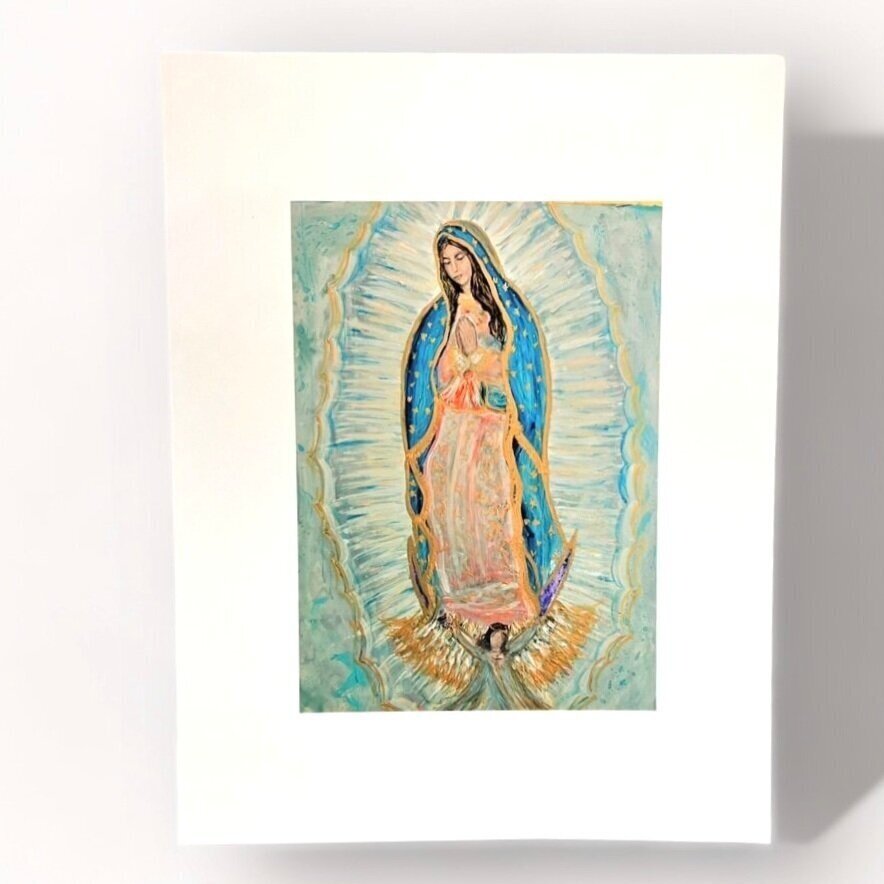 guadalupe, prayersontheside, guadalupe art, catholic artist, catholic art, our lady of guadalupe, l