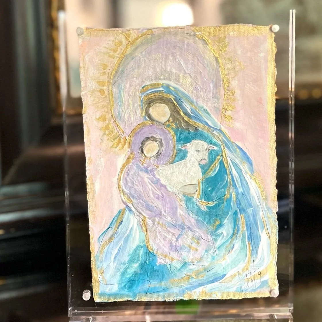Catholic art, virgin mary art, madonna and child art, prayersontheside, Jesus art, Catholic artist, Easter art, The Catholic company