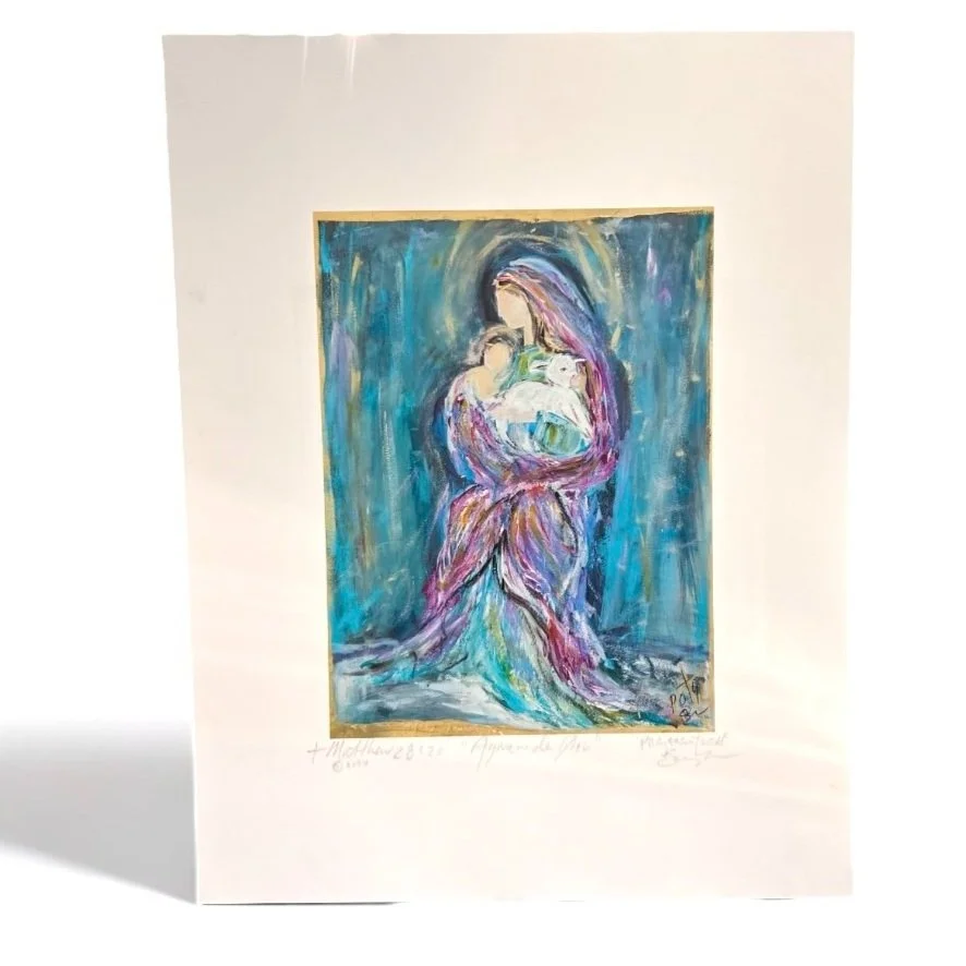Catholic art, virgin mary art, madonna and child art, prayersontheside, Jesus art, Catholic artist, Easter art, The Catholic company
