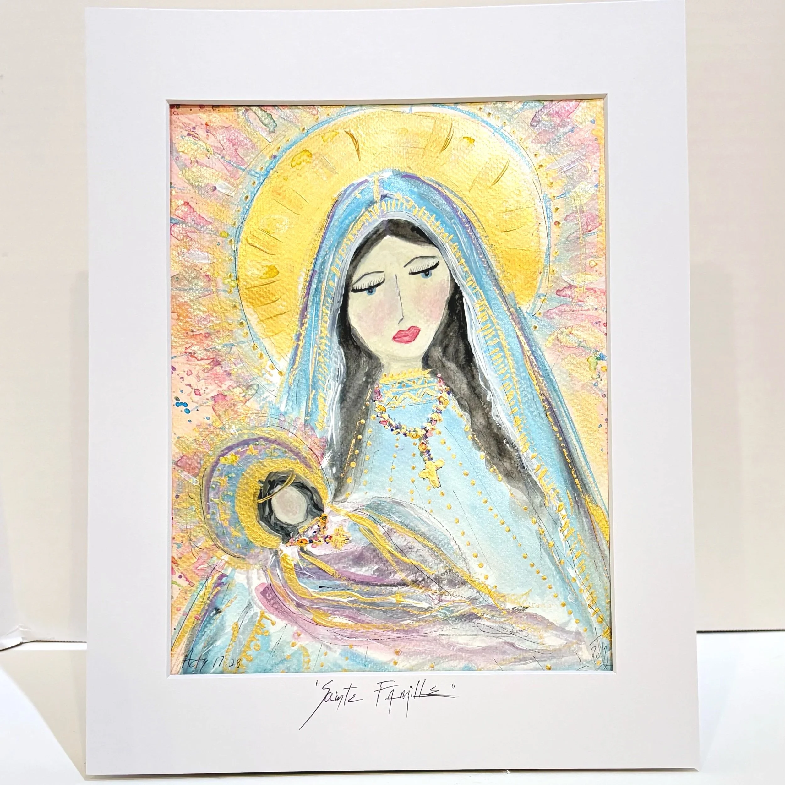 madonna and child, madonna and child art, madonna and art print, catholic art, nativity art