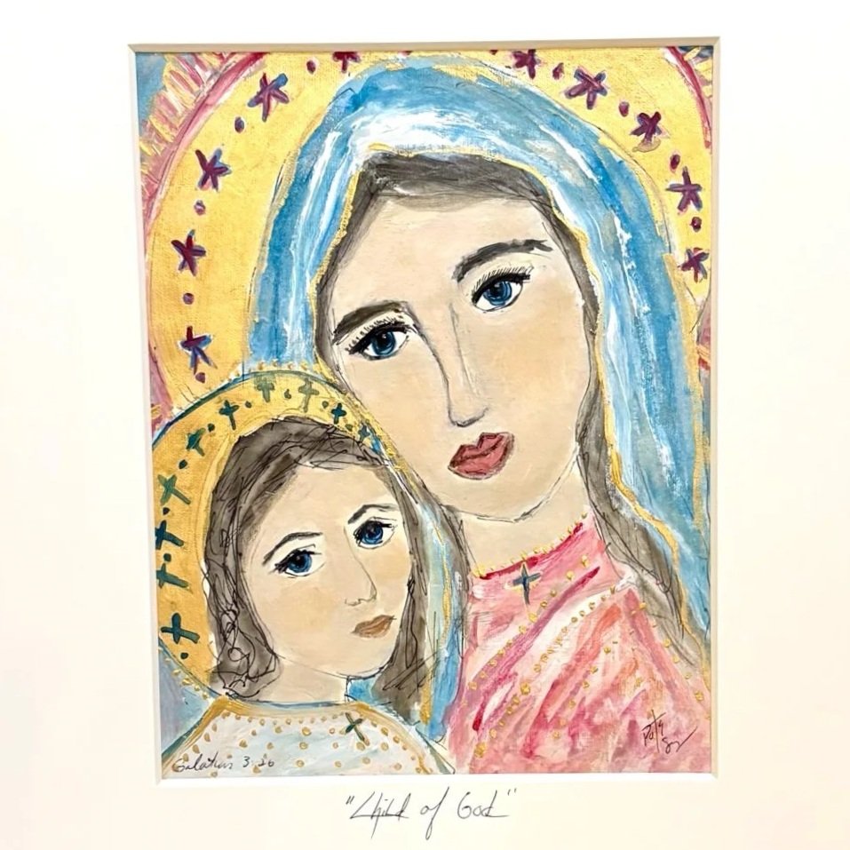 madonna and child, madonna and child art, madonna and art print, catholic art, nativity art