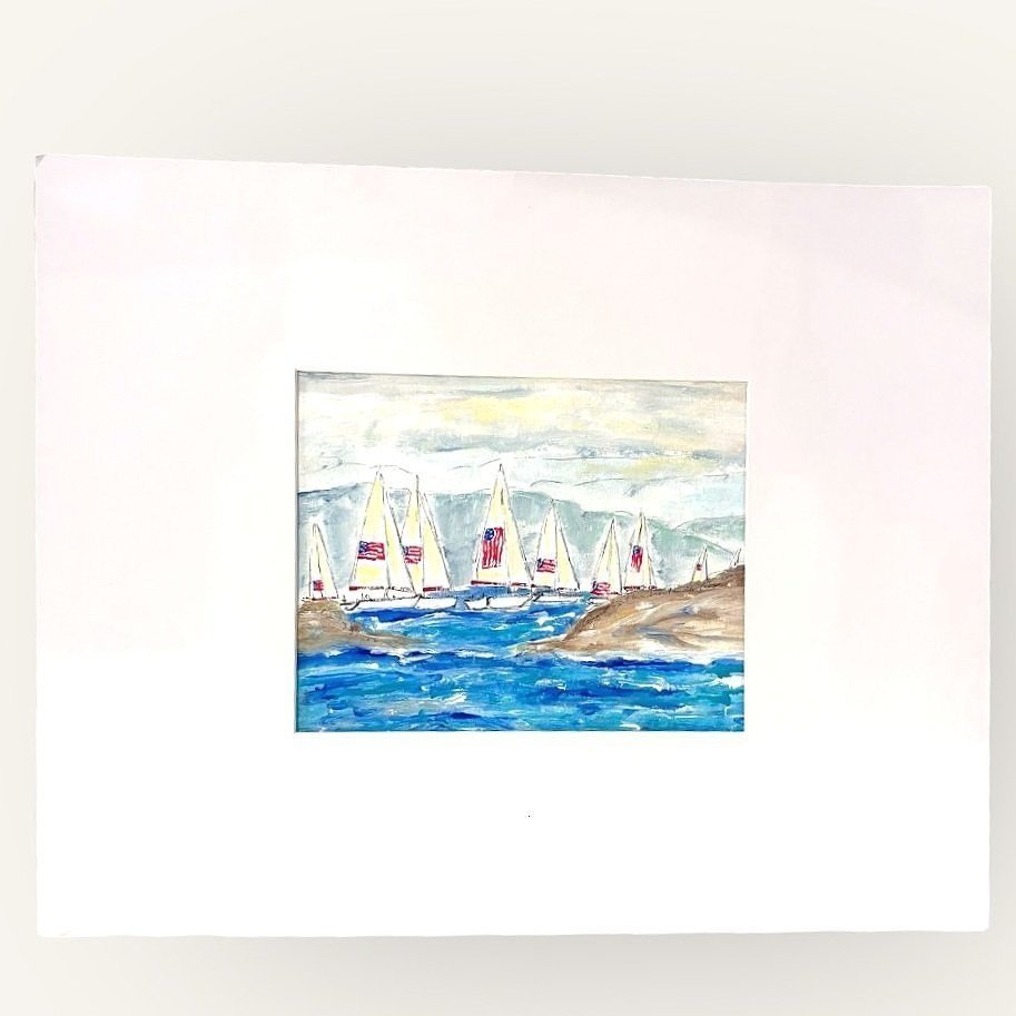 american flag, sailboat art, american flag art, american flag painting, patriotic art, patriotic painting, prayersontheside, religious painting , religious art