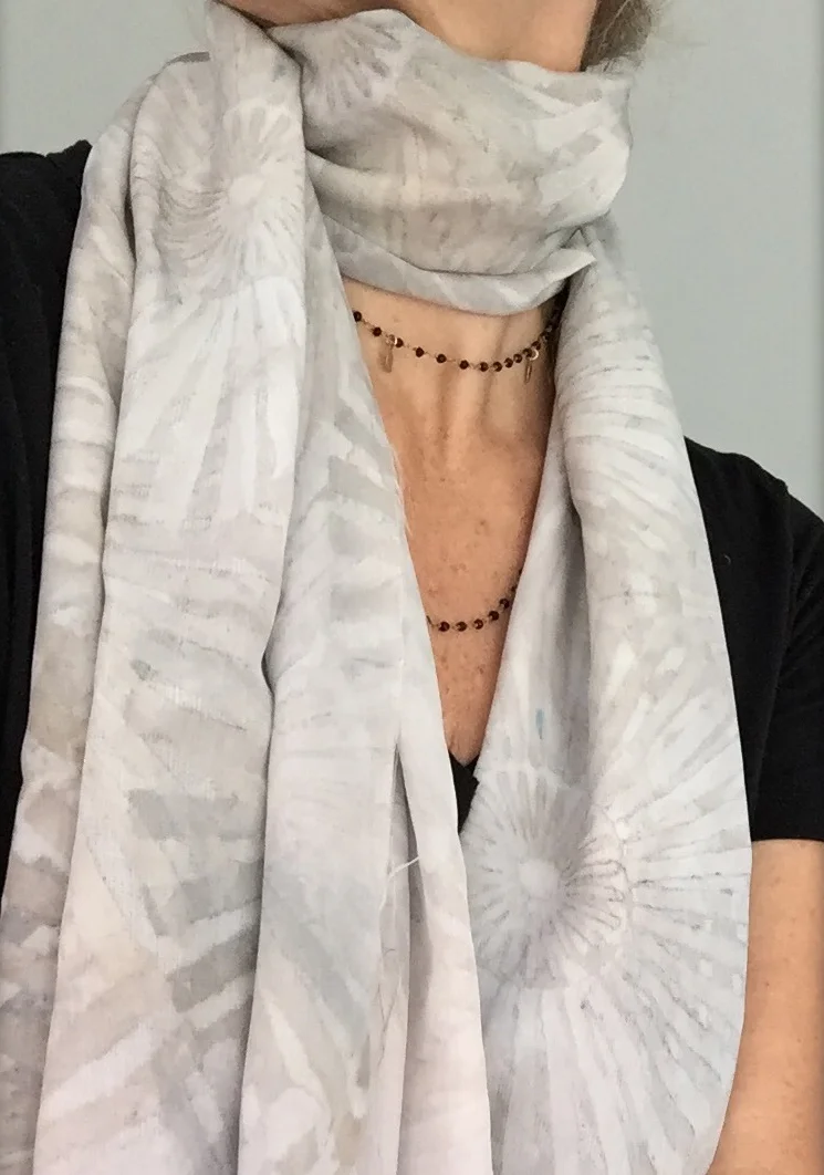 Ruth Whites silk scarf