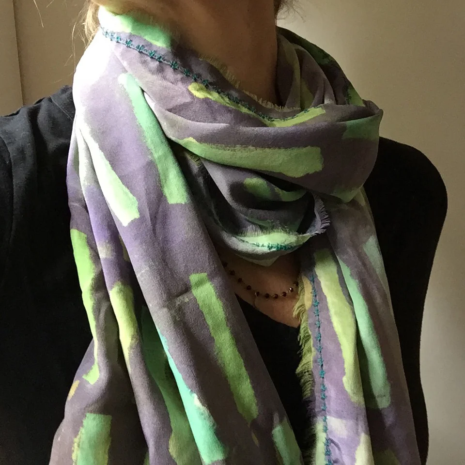 Willa silk scarf