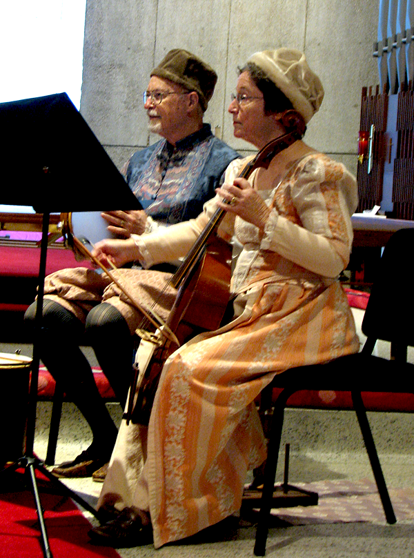 Pete and Pat DeWitt playing at St. Paul's by-the-Sea, February, 2016