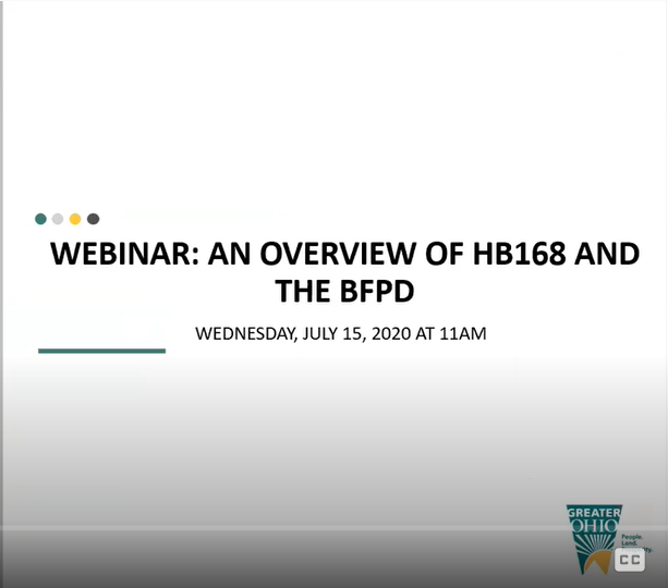 GOPC Hosts Brownfields Webinar: "An Overview of HB168 and the BFPD"