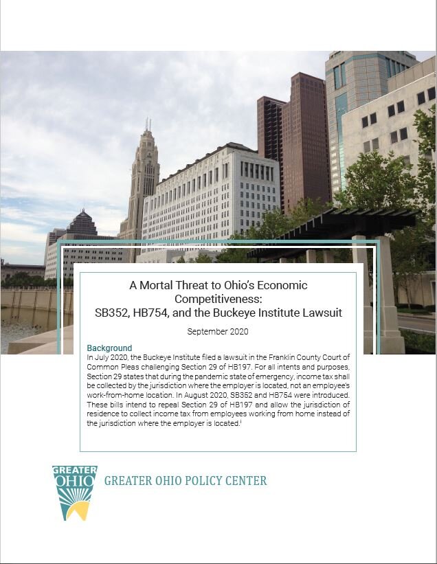 GOPC Presents Rebuttal to Measures that Seek to Undo Ohio's Long-standing Income Tax Structure