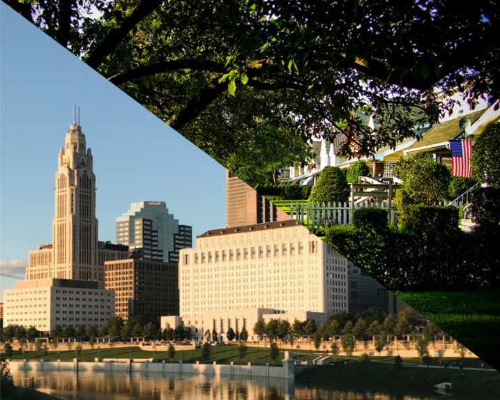   Ohio + Columbus:   A Tale of Two States 