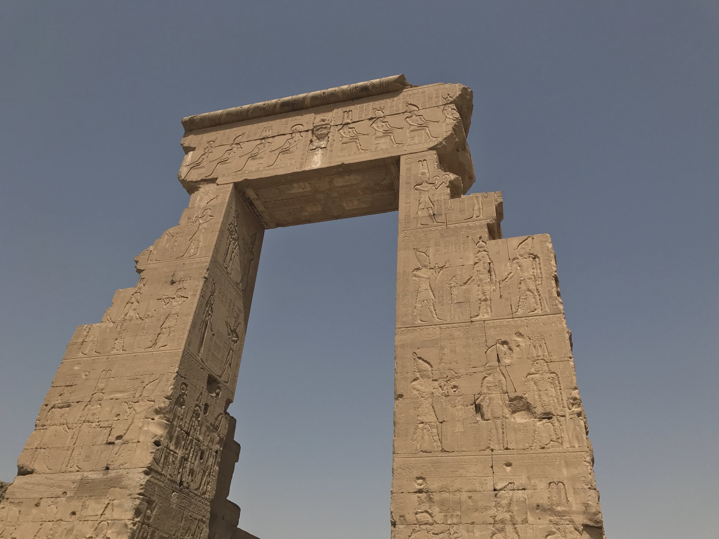 Gate Before Hathor's Temple, Dendera (by Erika Mermuse)