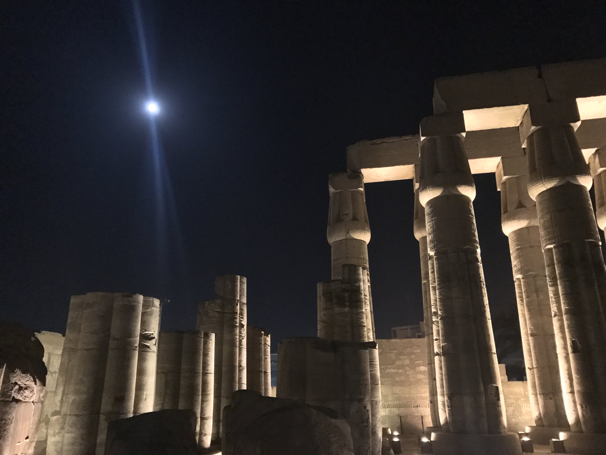 Full Moon Over Luxor, March 2017 (by Erika Mermuse)