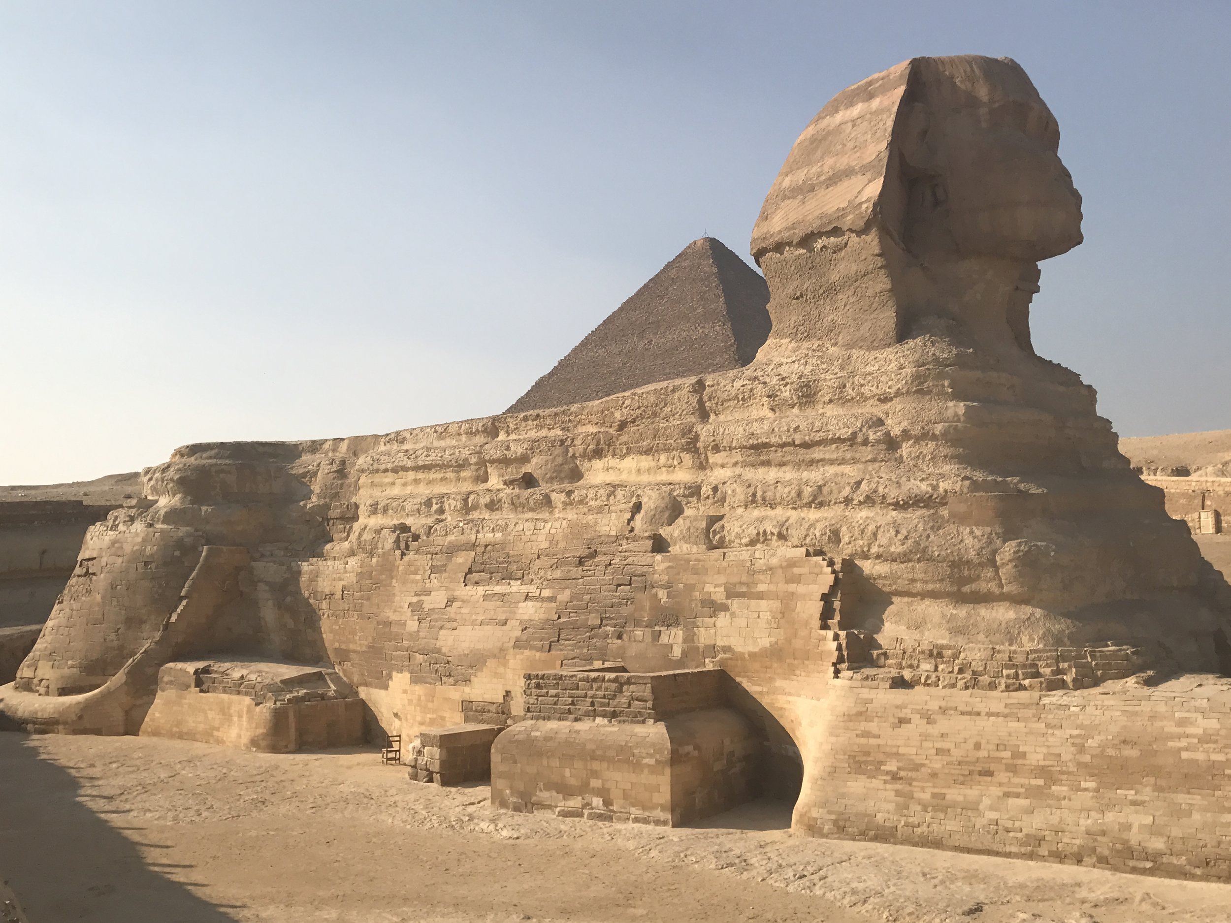 The Great Sphinx At Giza (by Erika Mermuse)