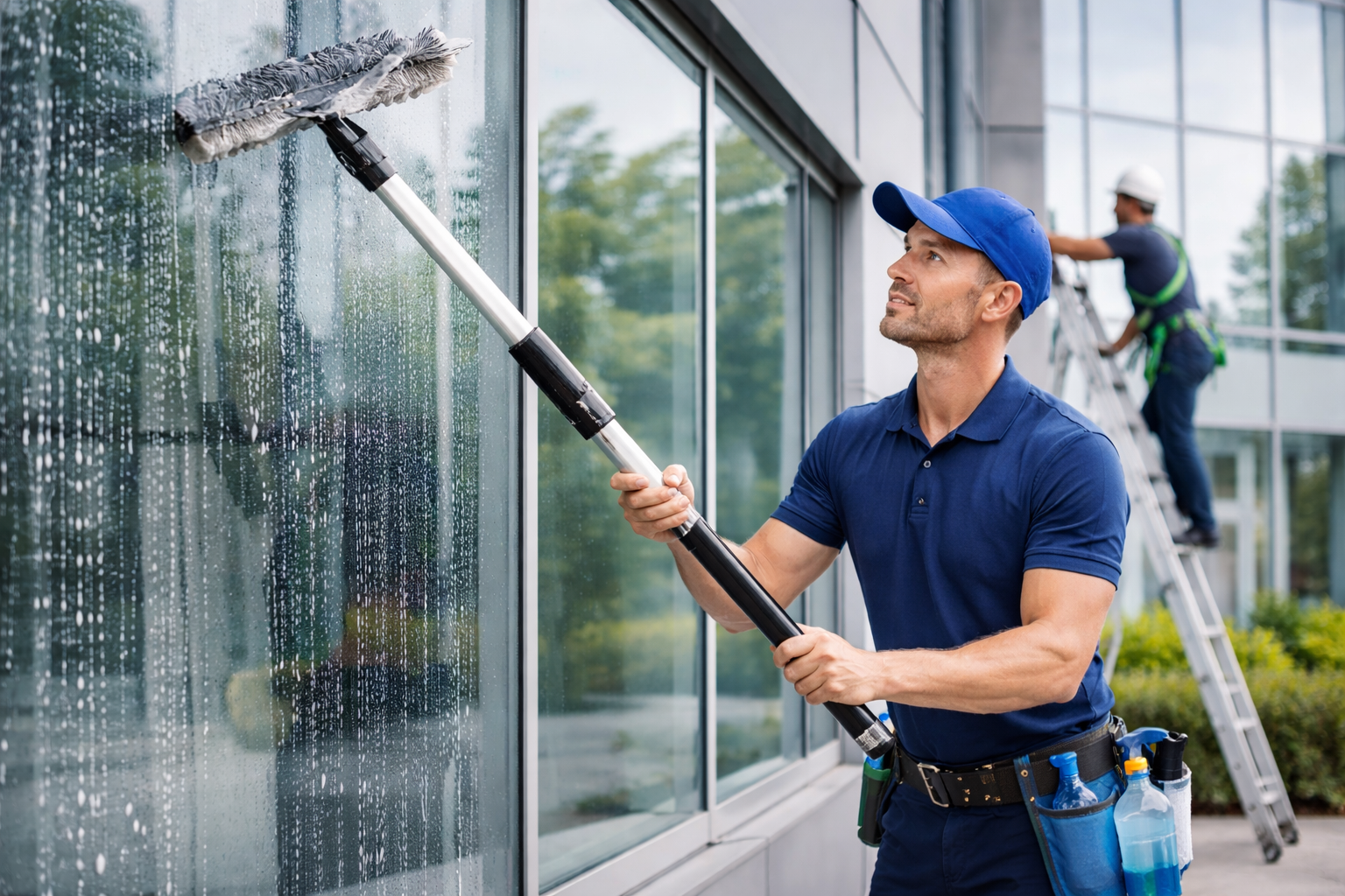 How Commercial Window Cleaning Supports Property Maintenance Plans