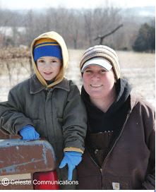 How do family farmers prepare for winter storms?