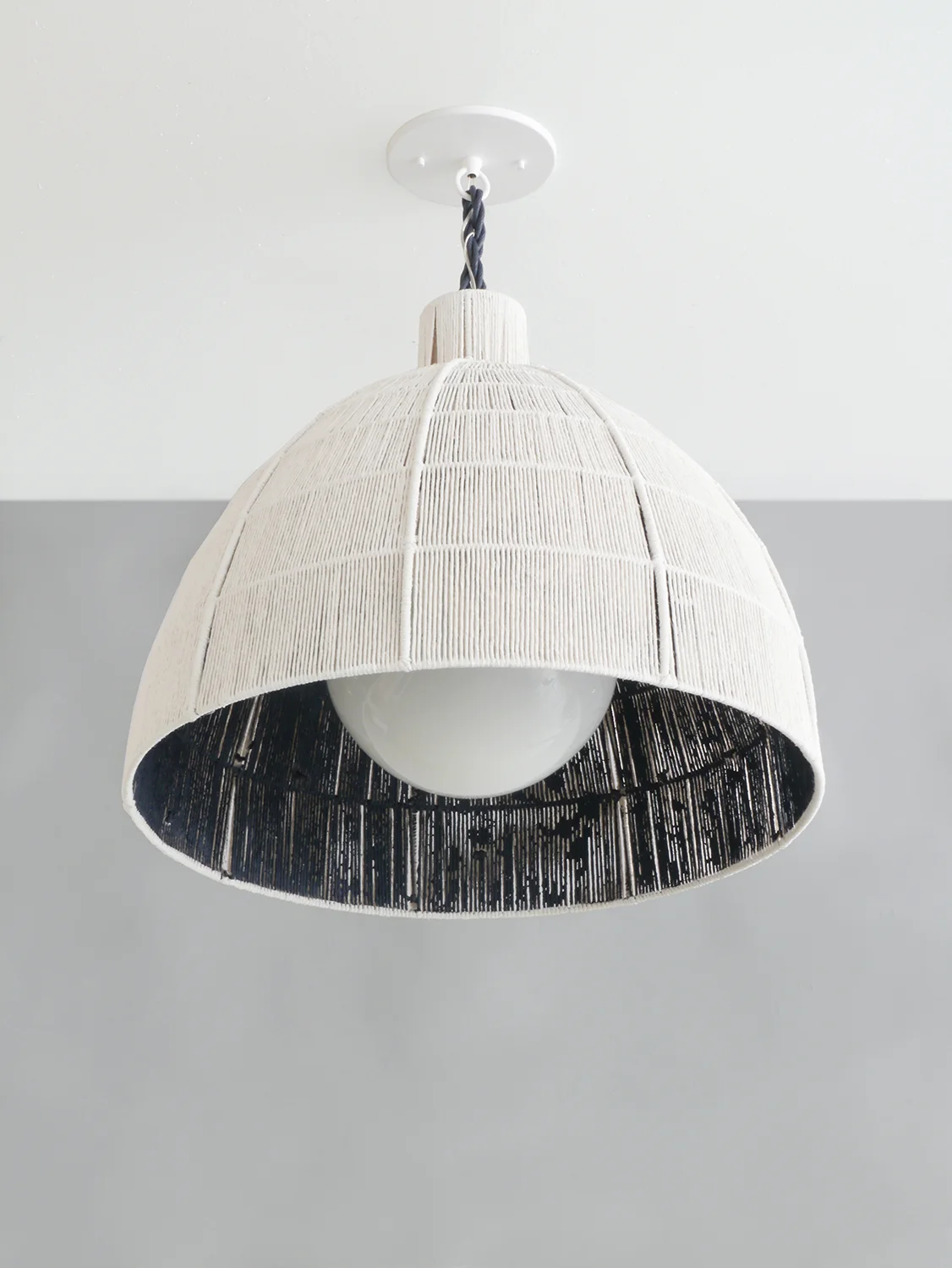 Rope_C-177_Capped Dome Rope Pendant_Black.jpg