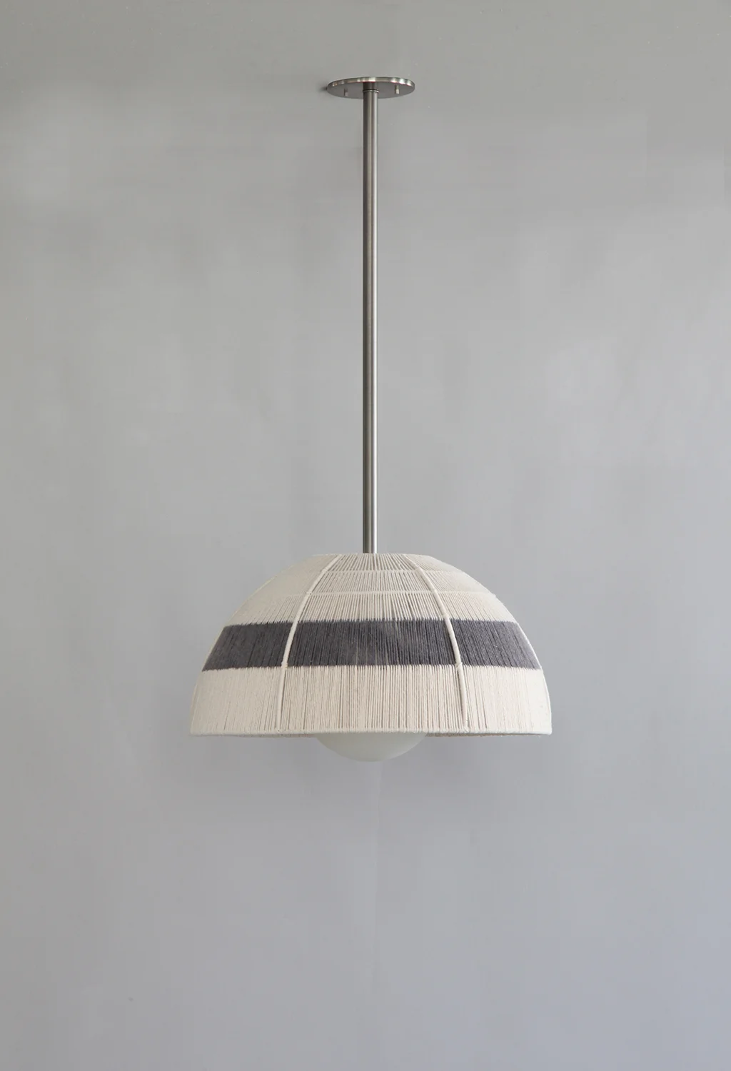 Rope_C-178_Dome String Pendant with Dyed band_pewter_natural_gray_off.jpg