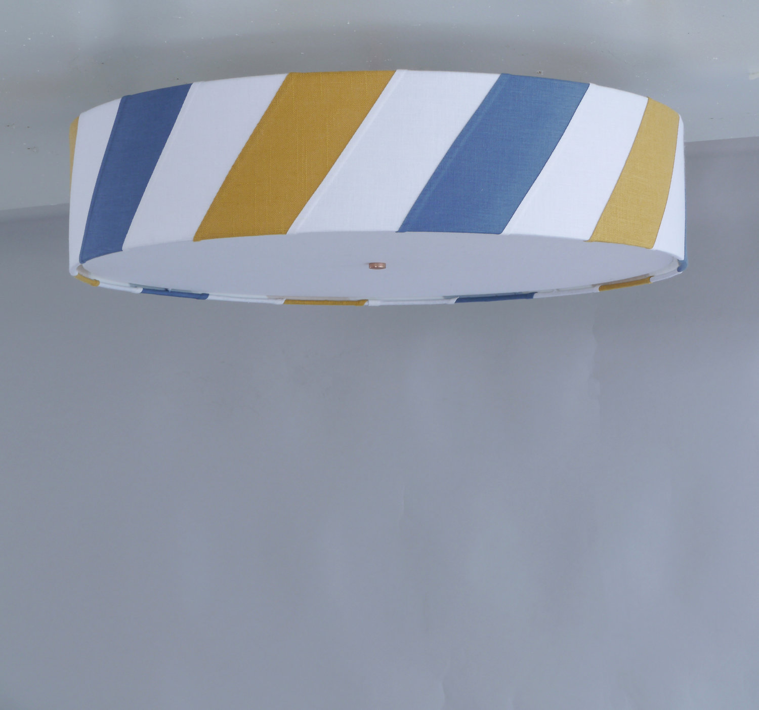 Striped_C-186_Diagonal+Striped+Ceiling+Fixture_Satin+Nickel_Blue,+Mustard+and+White.jpg