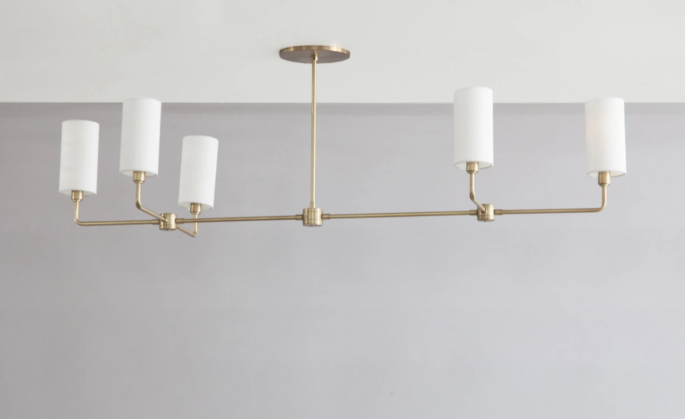 C-206 Linear Suspended Cylinder Chandelier Warm Satin Brass.jpg