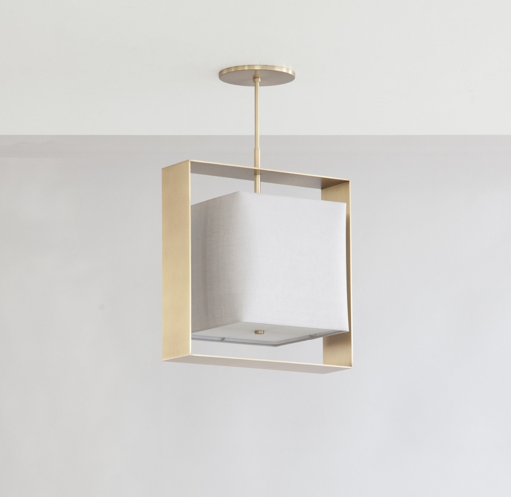 C-145 Halo Box Pendant_Satin Brass_Linen2.jpg