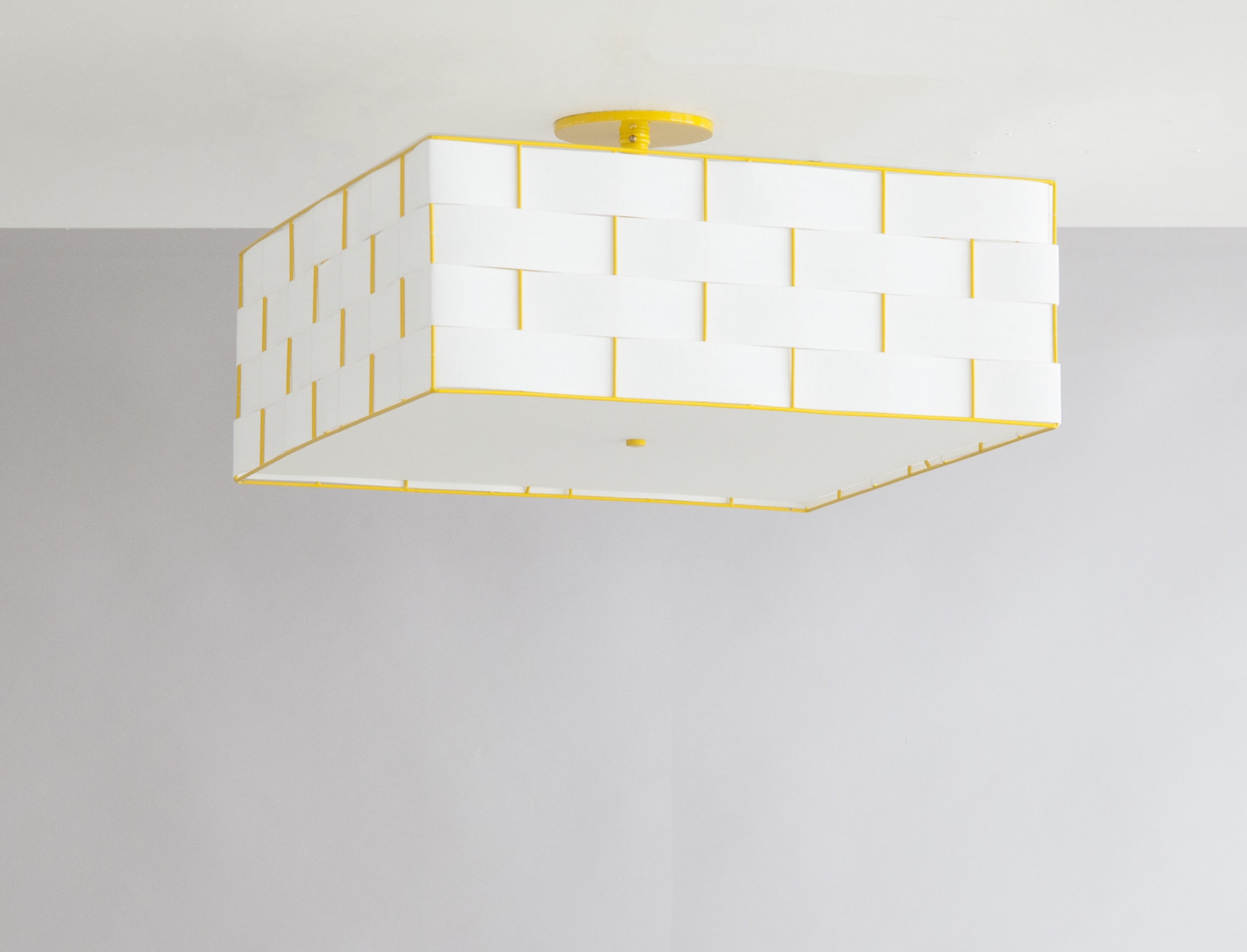 C-166 Basket Weave Ceiling Fixture_Yellow_More Diffuser.jpg