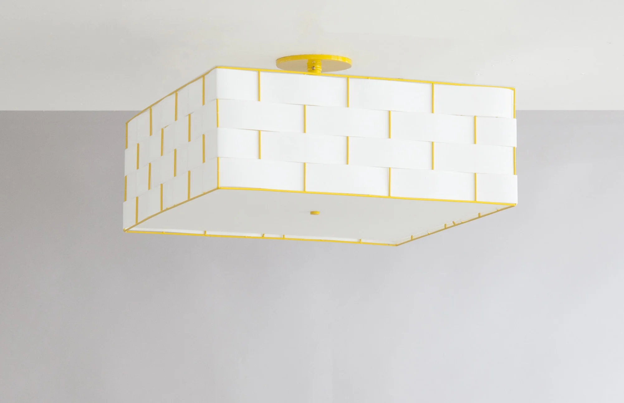 C-166 Basket Weave Ceiling Fixture_Yellow_More Diffuser.jpg
