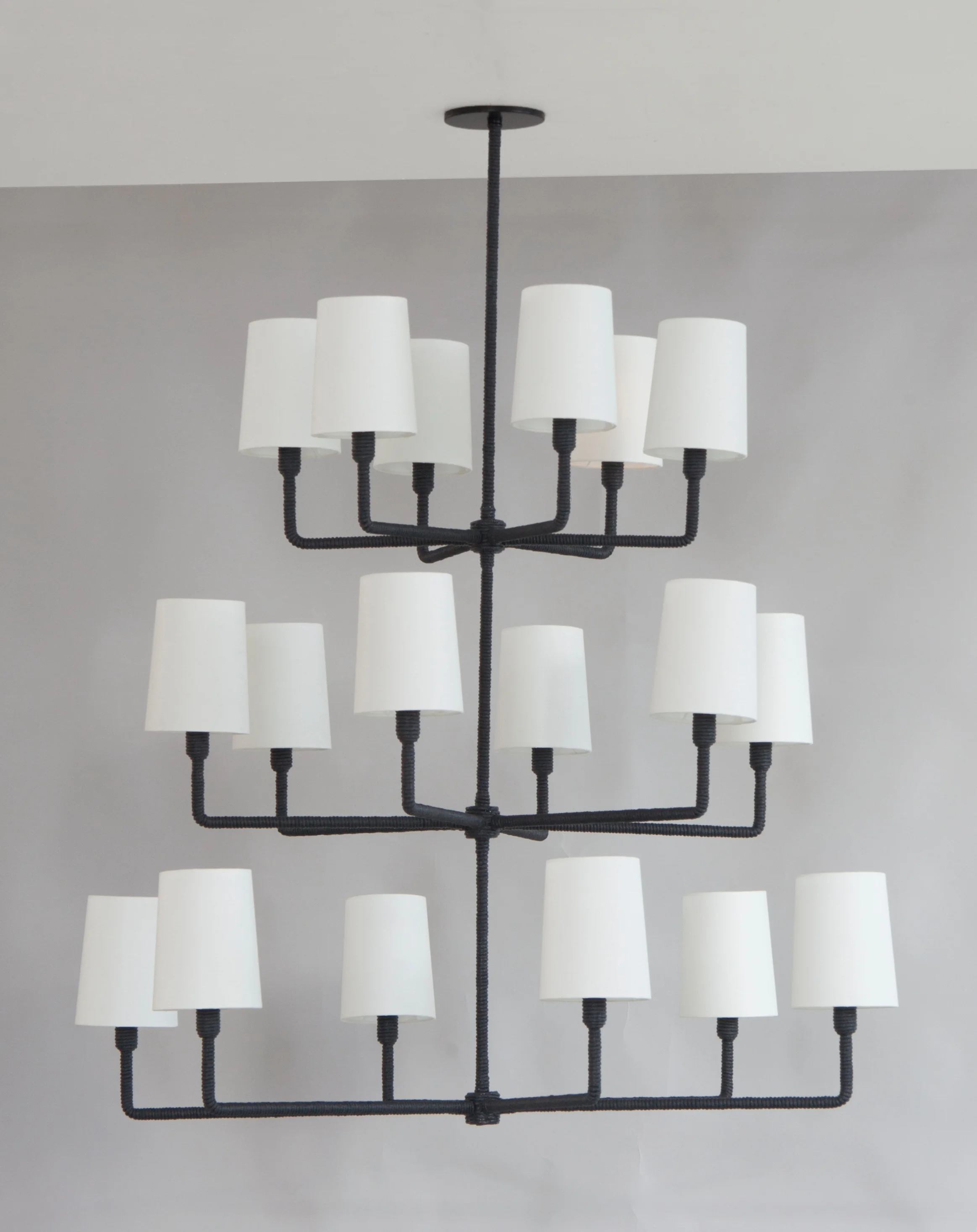 C-184+3-Tiered+Rope+Chandelier+-+Large+Shades+-+Black+Rope.jpg