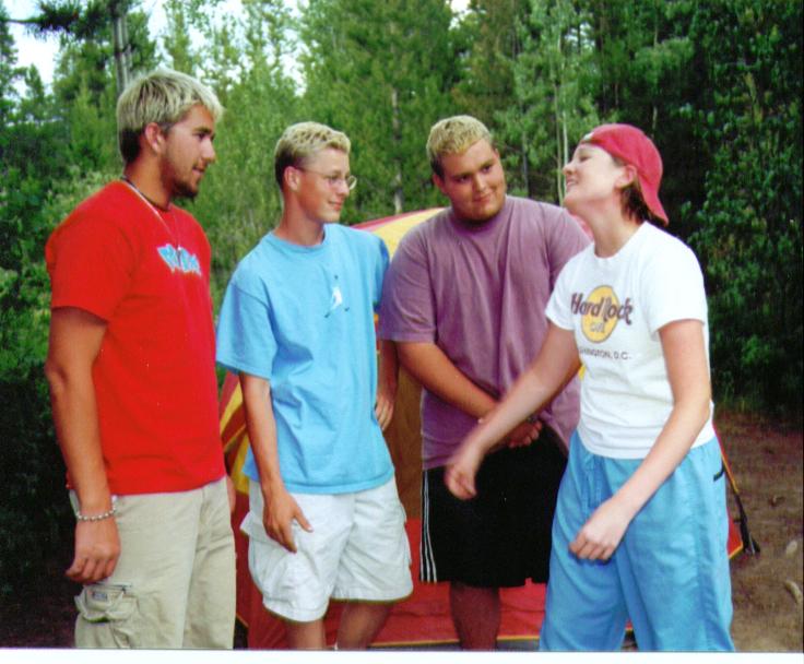 Circa 2000. High School versions of us. (No judgment, ok?) 