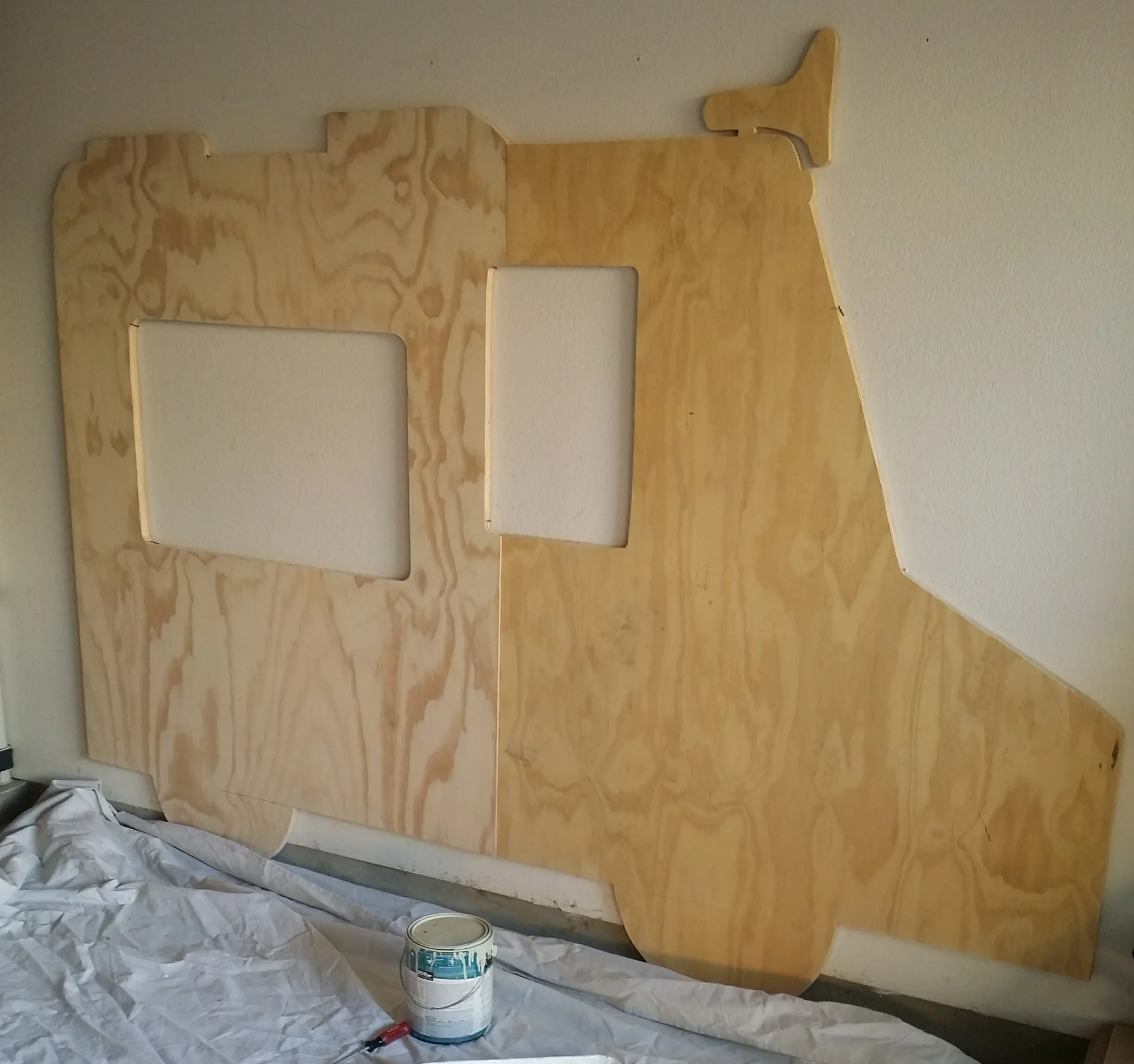 Plywood cut out