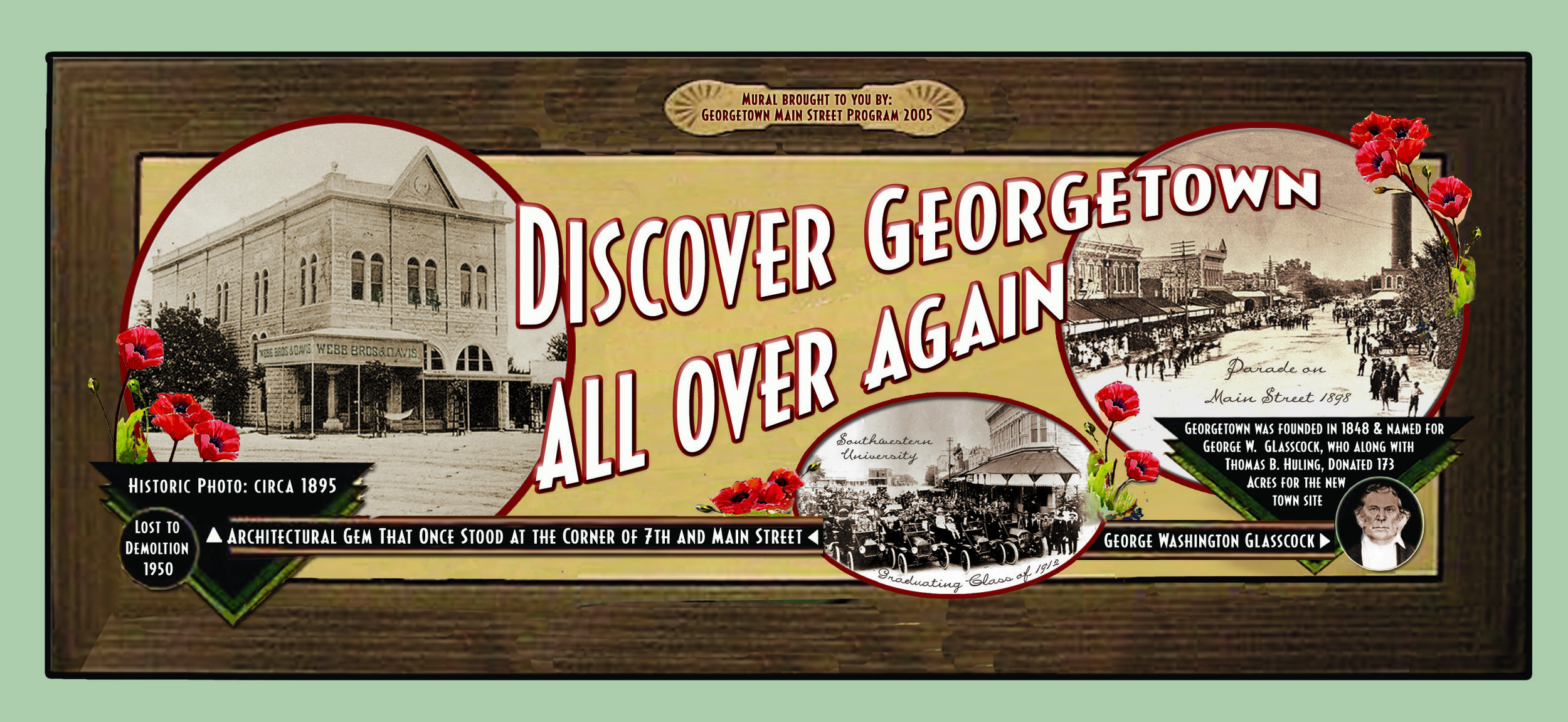 Computer rendered design for mural