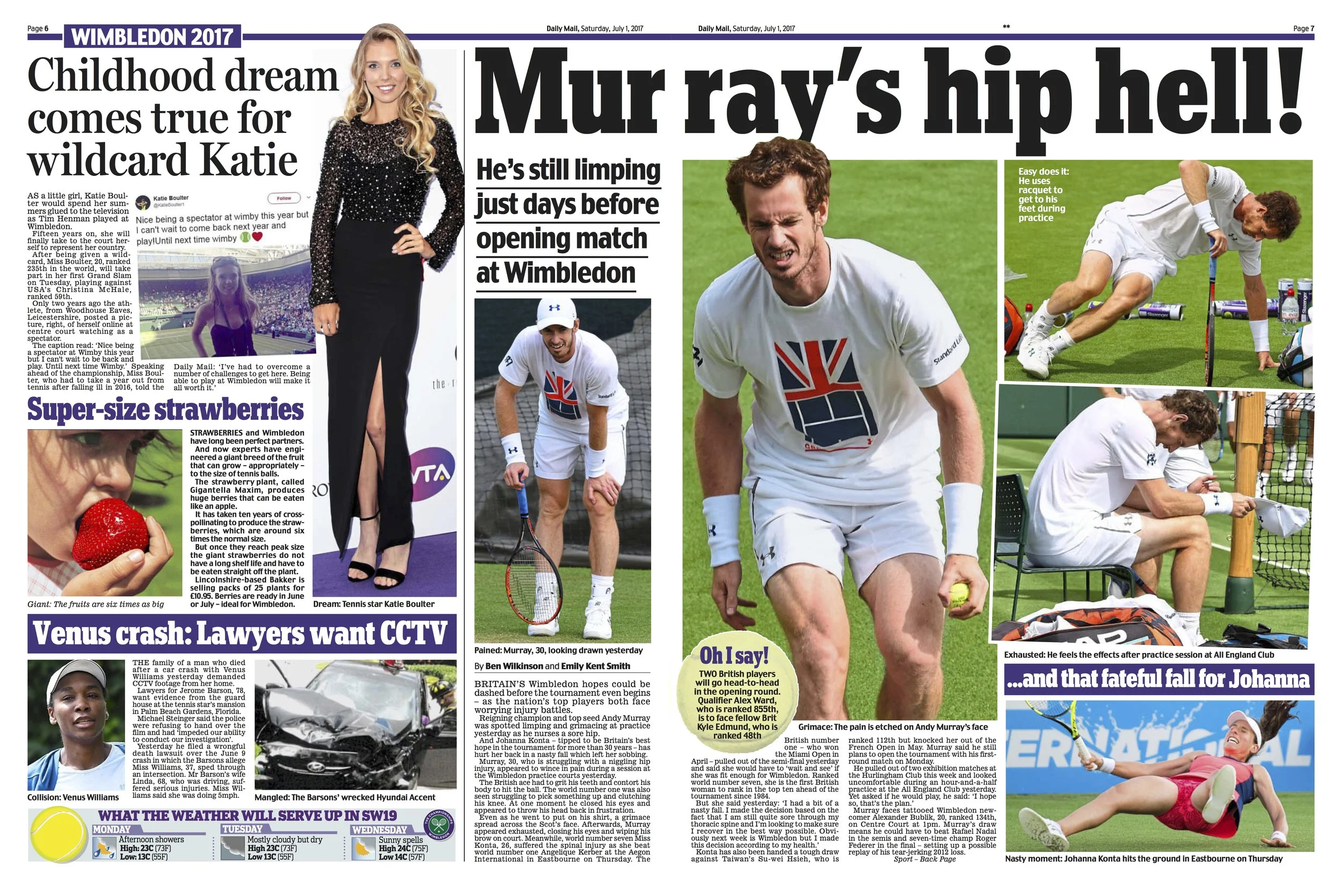 Katie Boulter / Daily Mail