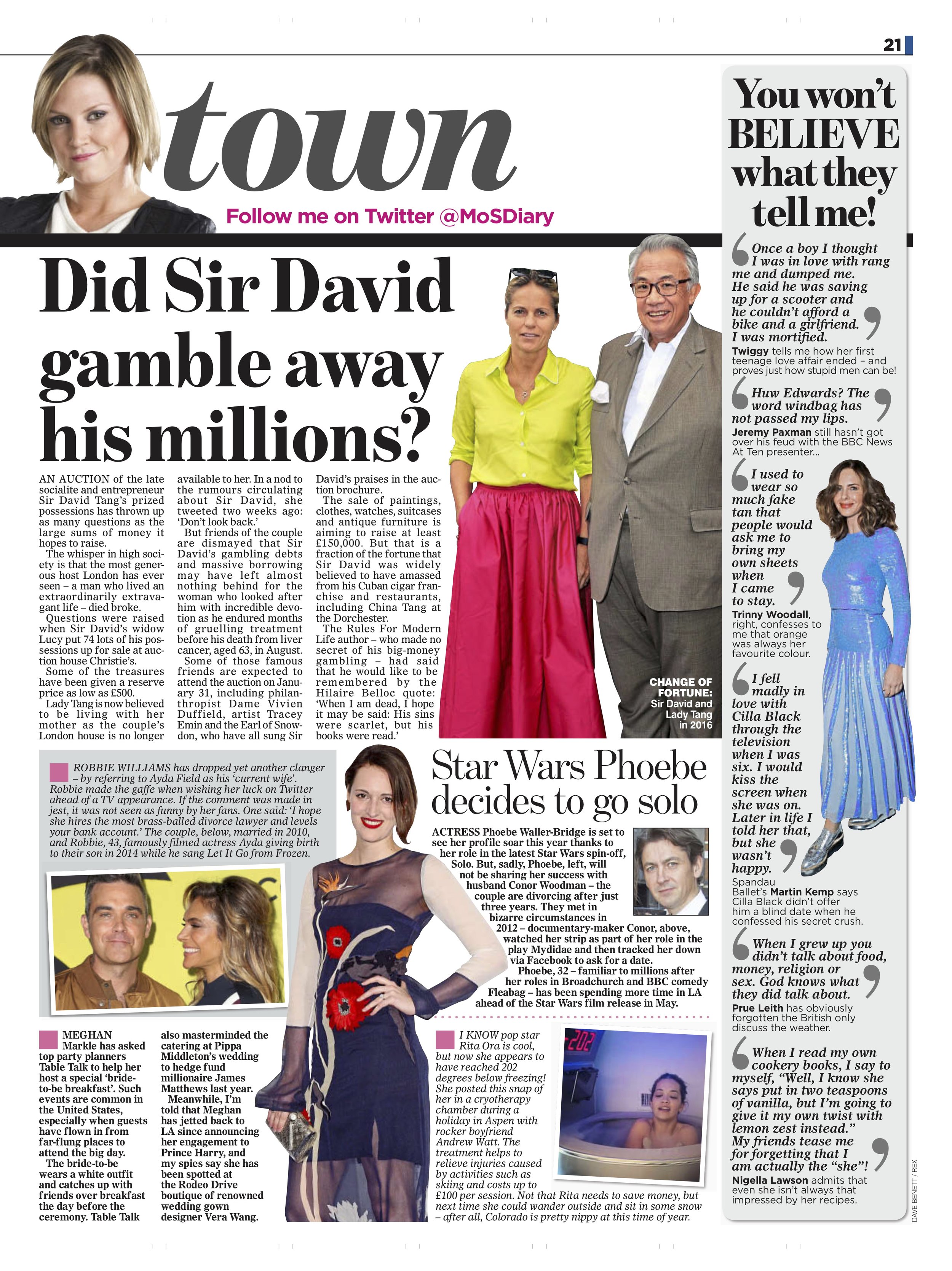 David Tang / Mail On Sunday