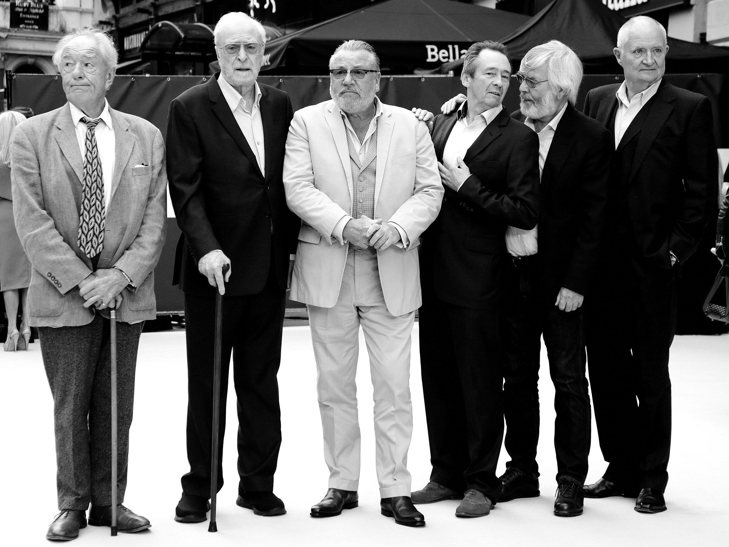 Michael Gambon, Sir Michael Caine, Ray Winstone, Paul Whitehouse, Sir Tom Courtenay and Jim Broadbent