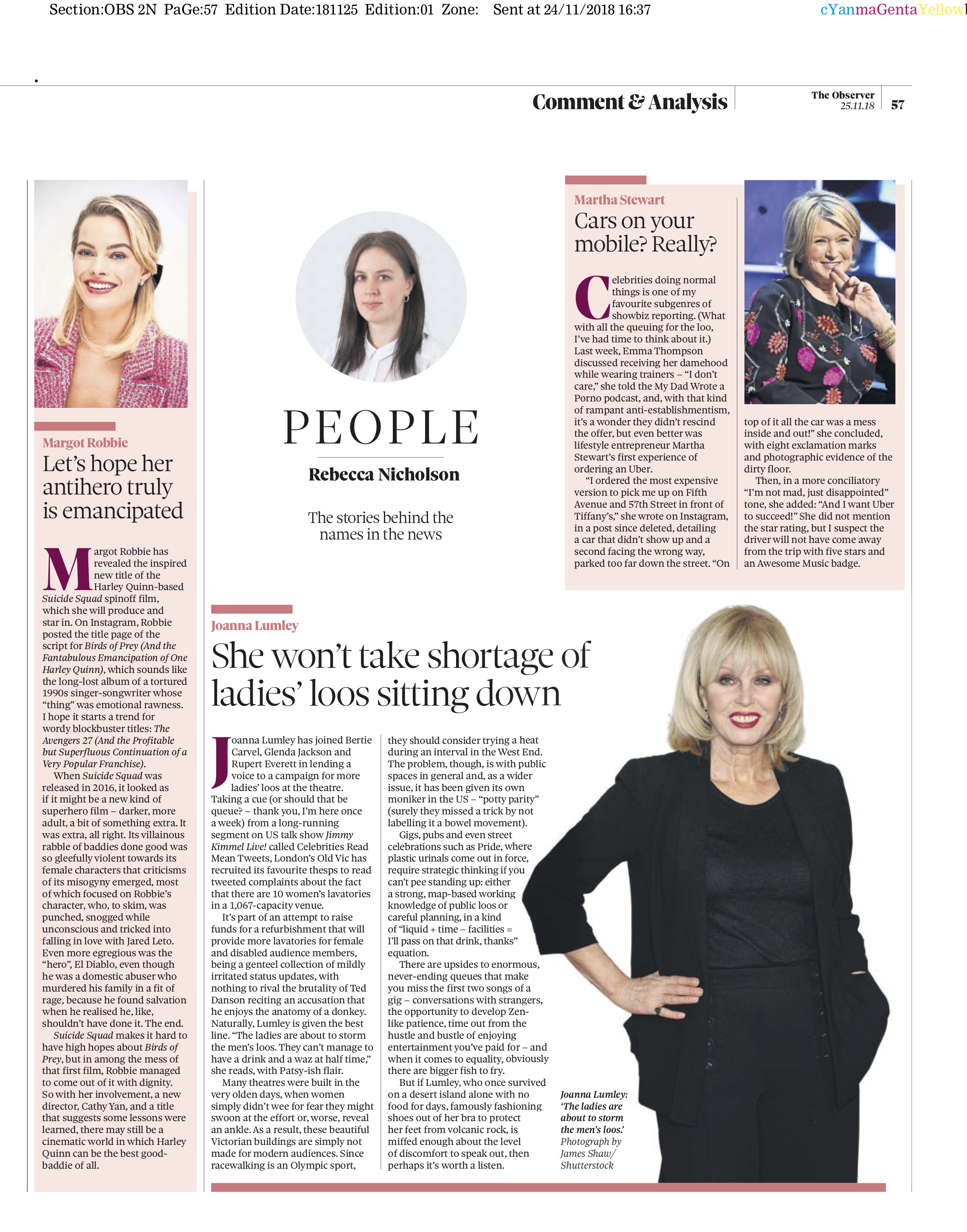 Joanna Lumley / The Observer