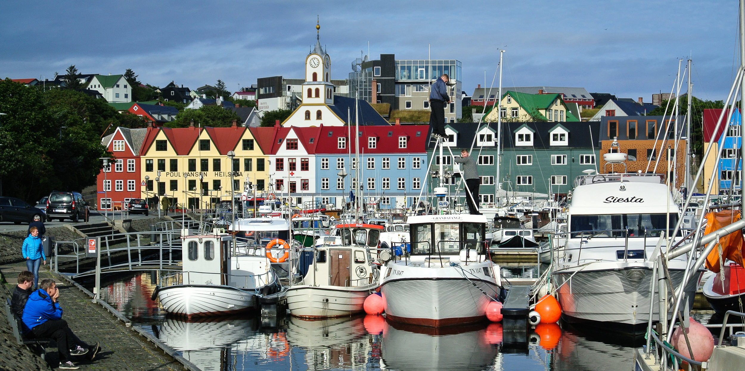 Torshavn, where the parliament has made unanimous decisions in recent years to expand the Faroe Island tunnel system.  JONAA@Vilborg Einarsdottir