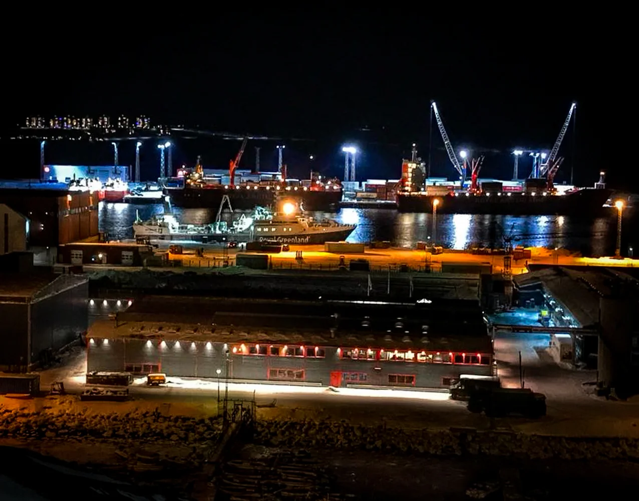 The newly expanded port of Nuuk, Greenland with greatly improved port facilities and a new terminal, is a recent example of infrastructure investments catering to the needs of business growth in the Arctic. JONAA©Kuno Fencker