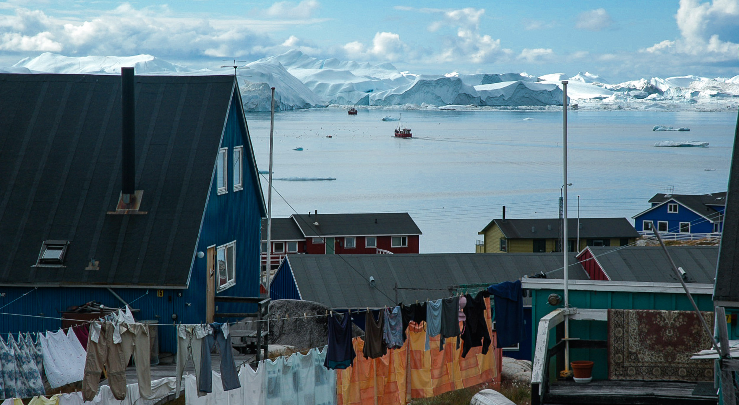 Ilulissat, North-West Greenland. Home to 5000 people. JONAA©Kristjan Fridriksson