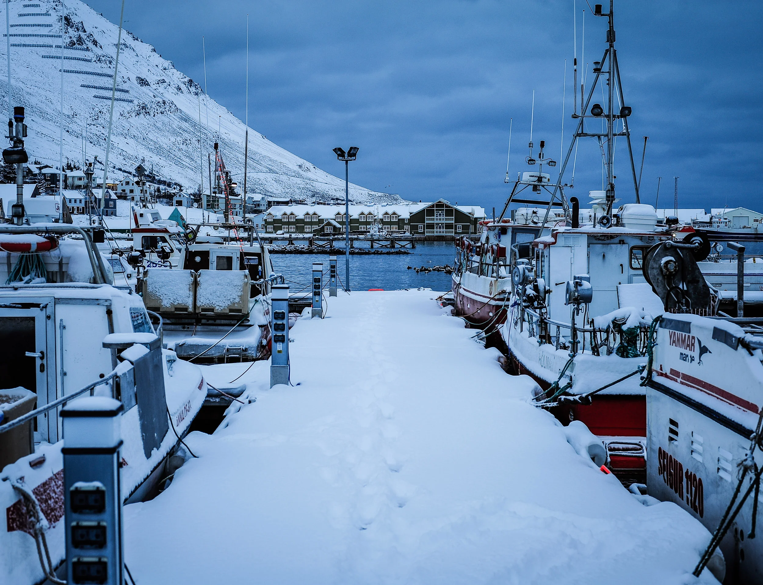 Winter in Siglufjorður, North Iceland. Home to 1.300 people. JONAA@Kristjan Fridriksson