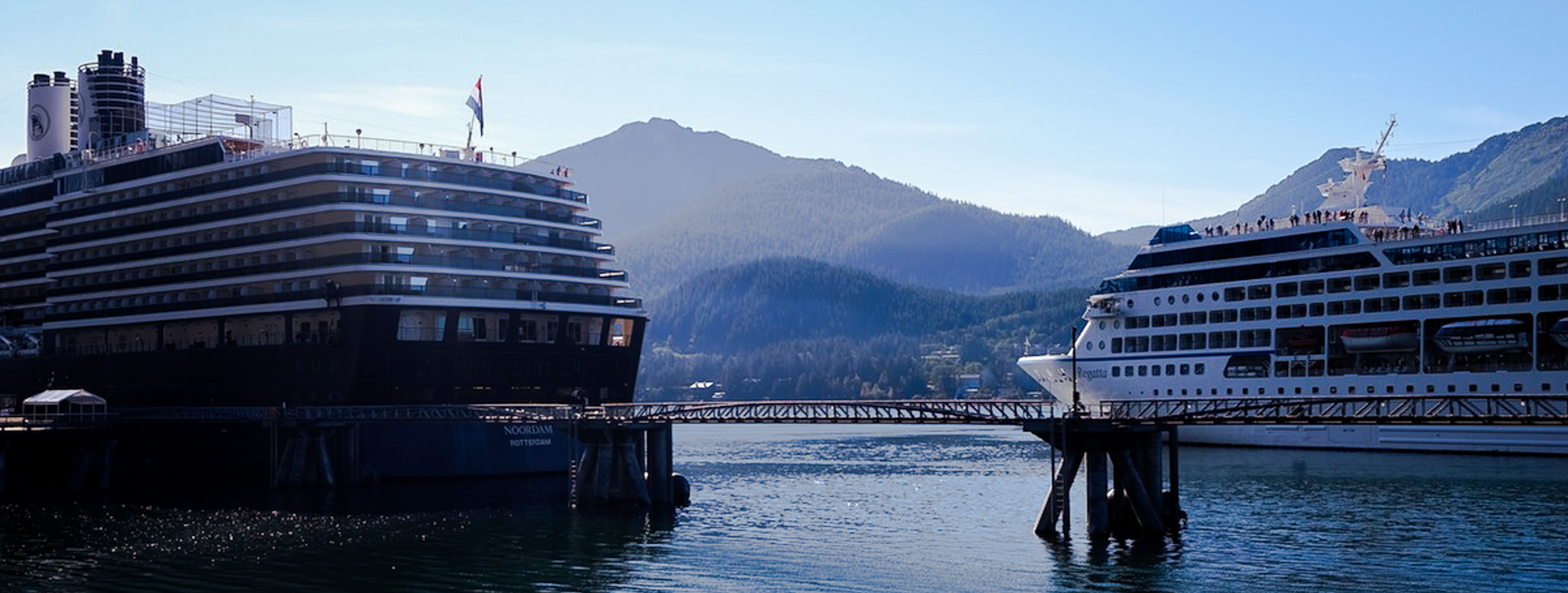 An estimated 1.1 million cruise ship passengers will disembark in Juneau this year to see the Mendenhall Glacier and other local attractions.  JONAA©Mia Bennett